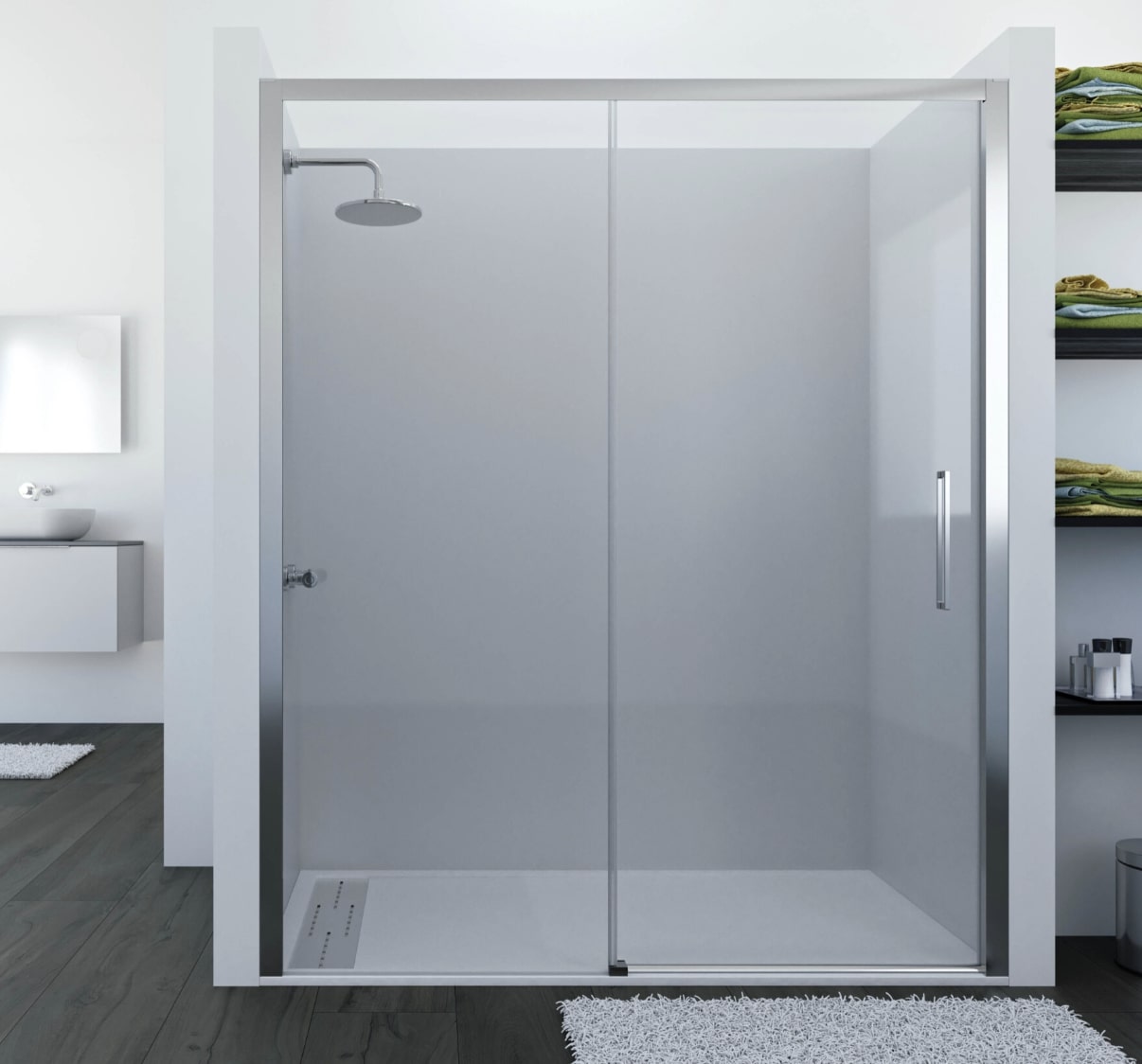 mamparas a medida apra baños con bebe